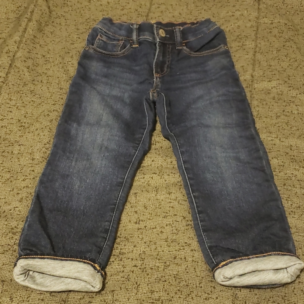 Toddler Lined Straight Fit Jeans